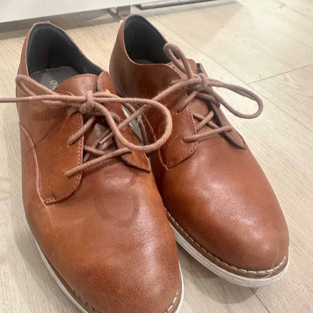 ColeHann Brown Leather woman Shoes original grand